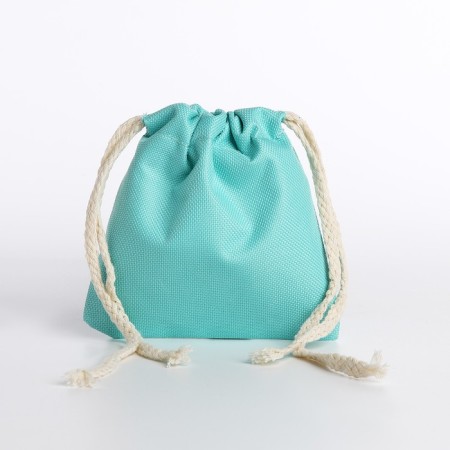 School set. A backpack with a zipper, a chover, bag, a pencil case, a bag for coins, the color is turquoise-14