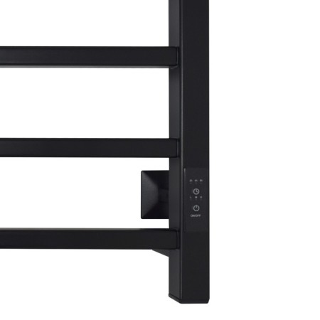Electric towel "Sanprise" Quadro P8, 500x800 mm, universal, black-3