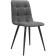 Stool on a metal frame chilli metal/velor, black/gray 43.5x50x87.5 cm