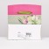 Gift Package "Flowers" gray-pink, 27 x 20 x 13 cm