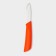 Knife ceramic shade "Simple", blade 8 cm, handle Soft Touch, color orange color