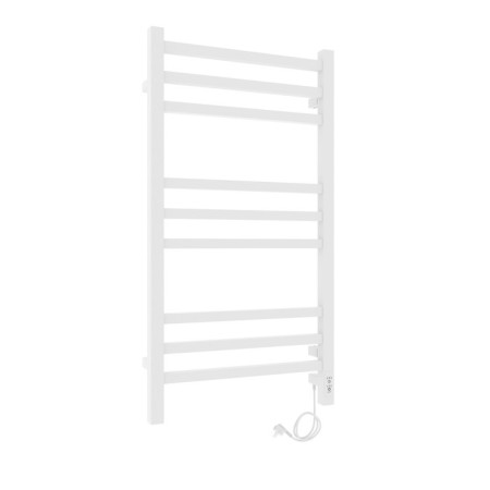 Two -heated towel rail Laris Astor ChK9, 350x700 mm, 9 crossbars, right, white-9