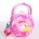 Bag's bag with lightning, pink color