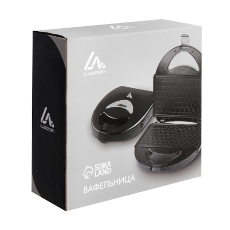 Electrrowflower Luazon LT-07, 750 W, thin waffles, anti-stick coating, black-10
