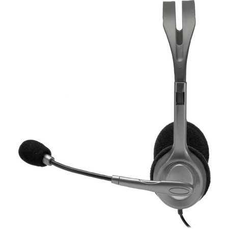 Headphones with the Logitech Steereo H110 Logitech Microphone 1.8m Pavers (981-000271) 103390-1