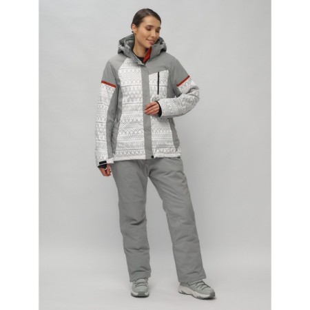Ski suit female, size 58, white color-12