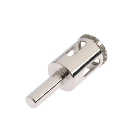 Diamond drill on glass and ceramics of the tundra, trihedral shank, 24 x 65 mm-2