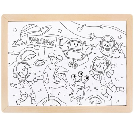 Puzzle "Umnishha: Space Friends", 48 elements-1