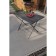 Folding table "lounge", 990 × 605 × 750 mm, color DPP gray / frame metal black matte