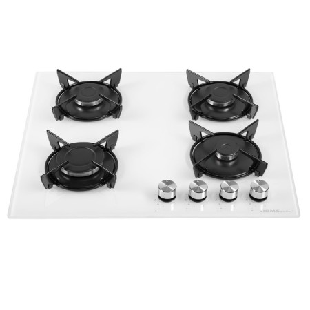 Honing surface Homsair HGG641WH, gas, 4 burners, white-8
