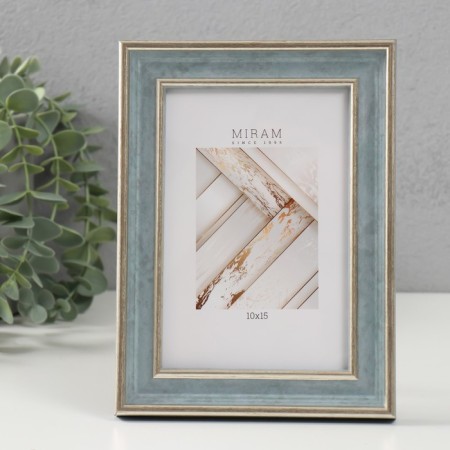 Photo frame Plastic "Mira" 10x15 cm, 642498-4, sea (plastic screen)