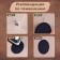 Clothing patch, heat -miles, 6 pcs, blue color