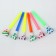 Carnival tongue, set 6 pcs., Mix colors