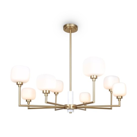 Freya FR5373CL-08BS Tender, 610x330x680 mm ceiling lamp, G9, 8x40W, brass color