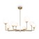 Freya FR5373CL-08BS Tender, 610x330x680 mm ceiling lamp, G9, 8x40W, brass color
