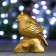 Climb "Bird at the bump" gold, 9x8x10cm