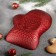 Serving dish "Santa Santa", 23 cm, red color