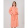 Women's bathrobe, with a shack, size 48-50, peach color