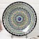Largan Rishtan ceramics "Patterns", 42 cm, Blue Mix