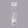 Brush for nail design "Hair", 17 cm, D - 1 x 14 mm, white/red color