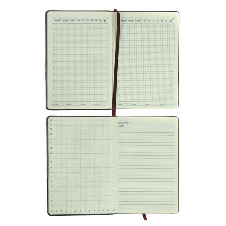Deliciper of Leduced A5, 140 sheets, tinted cut, cage, PVC cover, mix-7