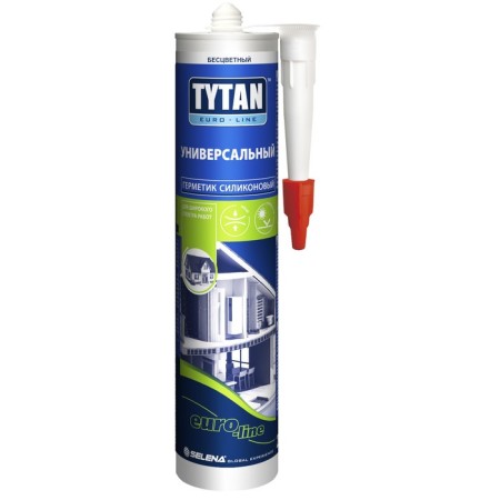 Tytan Euro-line sealant, silicone, universal, colorless, 280 ml