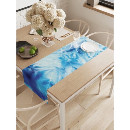 Walking on the table "Magic ice", Oxford, size 40x145 cm