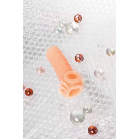 Kokos nozzle is realistic with additional stimulation, TPE, bodily, 15.6 cm, s-10