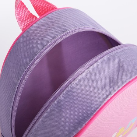 Baby backpack for the girl "Good mood", 23x20.5 cm, lightning department, mint color-6