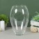 Vase "Claudia" large d = 10cm h = 24x16 cm, 2.8l 2112 transparent