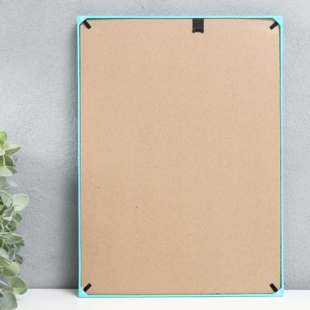 Photo frame plastic L-5 21x30 cm turquoise (plastic screen)-2