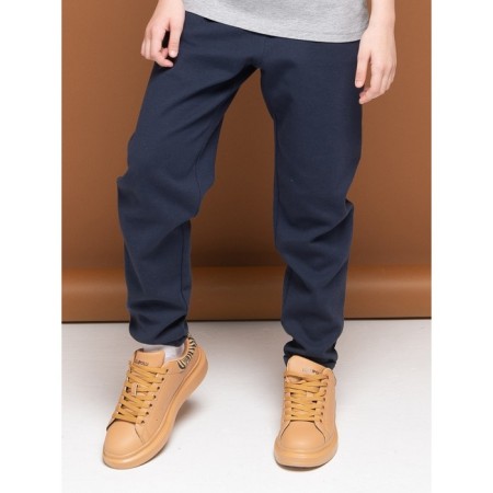 Брюки для девочек, рост 152 см, цвет темно-синий