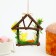 Decorative Easter suspension "Bunny in the house" 4 × 14 × 15.5 cm