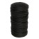 Knitting cord "Puff" 100% cotton width 5mm 100m (black)
