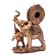 Table watches "Fireplaces. Elephant and Elephant", discrete move, 17 x 21 cm, d-5.5 cm