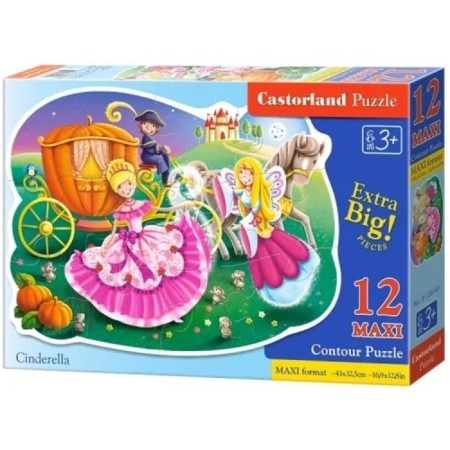 Puzzle "Cinderella", Maxi, 12 elements