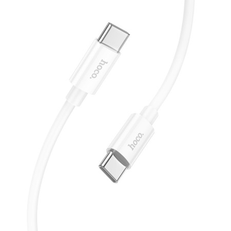 Cable Hoco X87, Type-C-Type-C, 3 A, 1 m, braid silicone, white-2