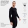 Male thermal underwear (longshit), black color, size 46-48