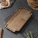 ADELICA tray, 35 × 20 × 1.8 cm, secret handles, soaked in oil, array of birch
