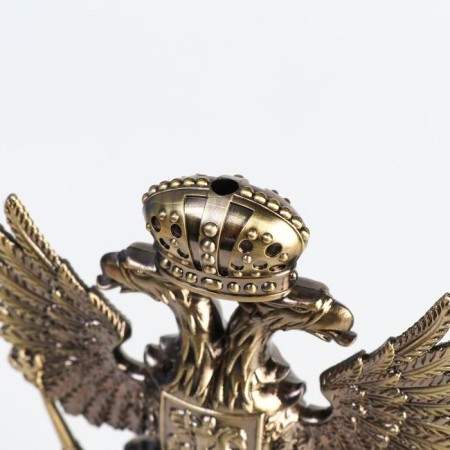 A tabletop lighter with an ashtray, gas "two -headed eagle" 16 x 11.3 x 8.7 cm-3