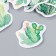 Stickers for creativity "Blooming succulents" set 46 pcs 4.4x4.4x1.1 cm