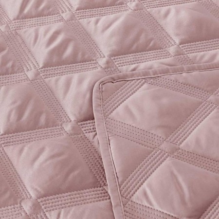 A set with a clip "Sharmel", size 230x250 cm, 50x70 cm - 2 pcs, color ash rose-4