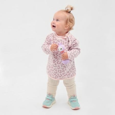 Jumper knitted baby i LEO Baby Height 86-92 cm, pink-9