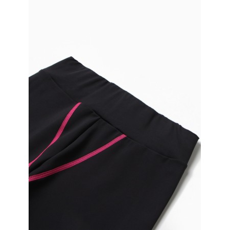 Women's legins with minaku grid, black color, rr 42-7