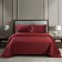 A set with a blanket "Iolanta", size 240x260 cm, 50x70 cm - 2 pcs, color Bordeaux