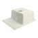 Sin for a kitchen made of stone Zein 150/Q2, 575 x 470 mm, rectangular, overflow, beige color