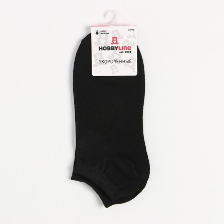 Women's socks, black color, size 36-40-4