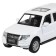 Metal machine Mitsubishi Pajero 4wd Turbo 1:43, inertia, doors open, white color