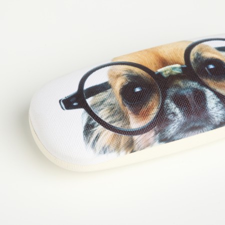 Case for glasses on the cracker, white color-2