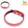 The collar of rivet with 2 rows of rivets, 33 x 1.2 cm, Osh 23-29, red